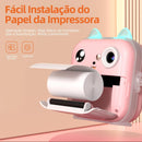 Câmera Digital Infantil com Impressão Instantânea – 20MP