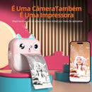 Câmera Digital Infantil com Impressão Instantânea – 20MP